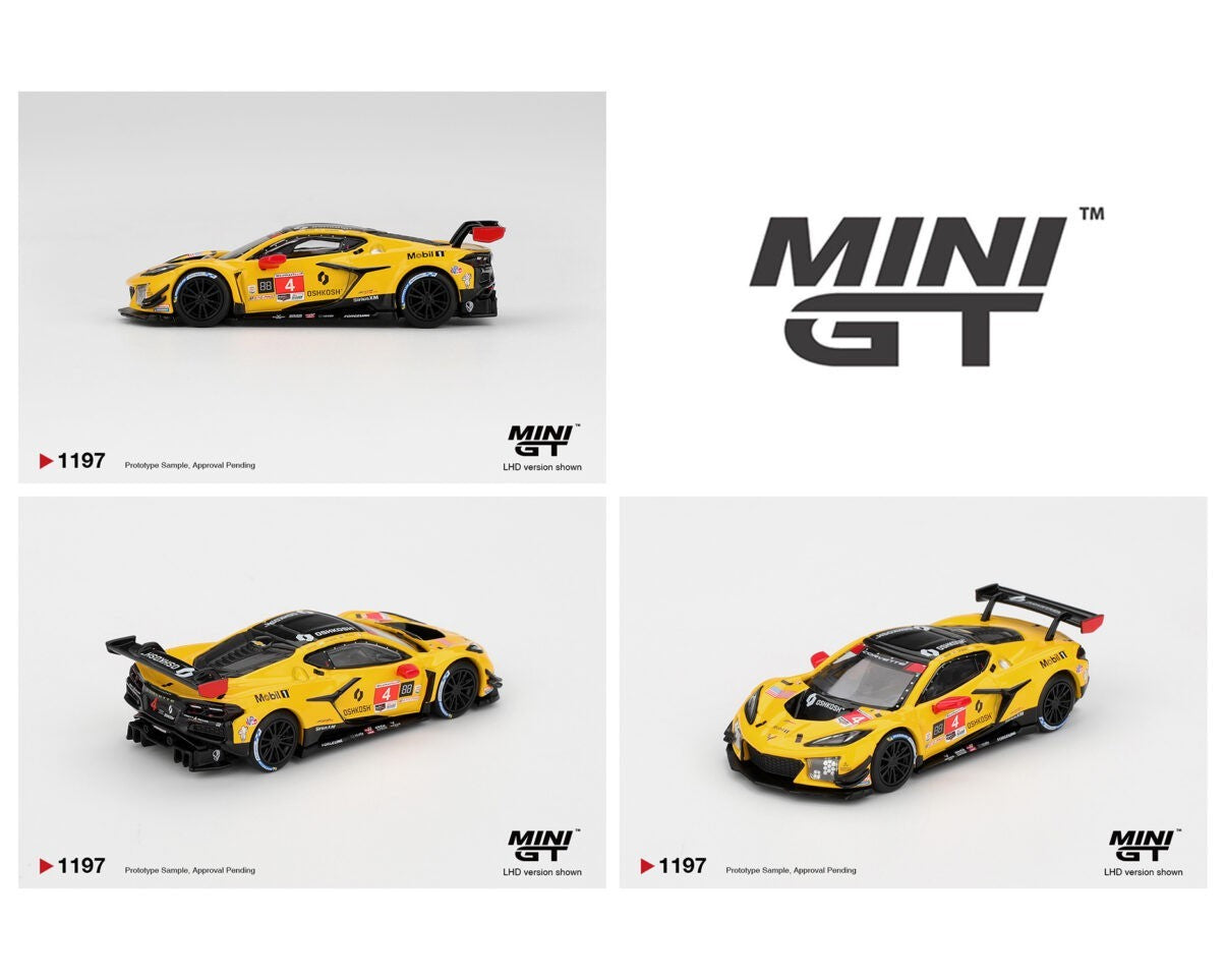 Mini GT 1:64 Chevrolet Corvette Z06 GT3.R #4 Corvette Racing by Pratt Miller MGT01197-BL
