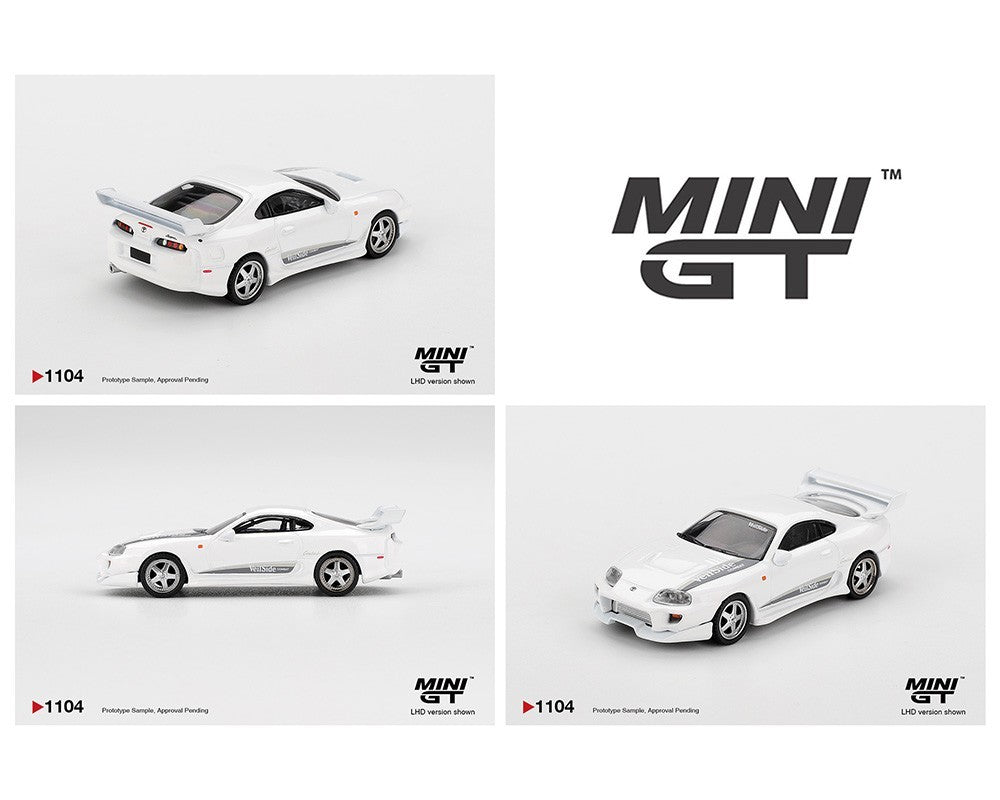 Mini GT 1:64 Toyota Supra VeilSide Combat V-I – White MGT01104-BL