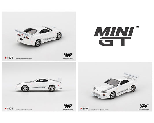 Mini GT 1:64 Toyota Supra VeilSide Combat V-I – White MGT01104-BL
