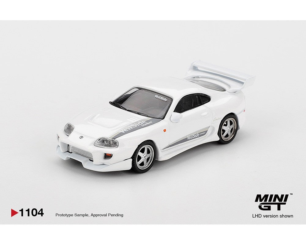 Mini GT 1:64 Toyota Supra VeilSide Combat V-I – White MGT01104-BL
