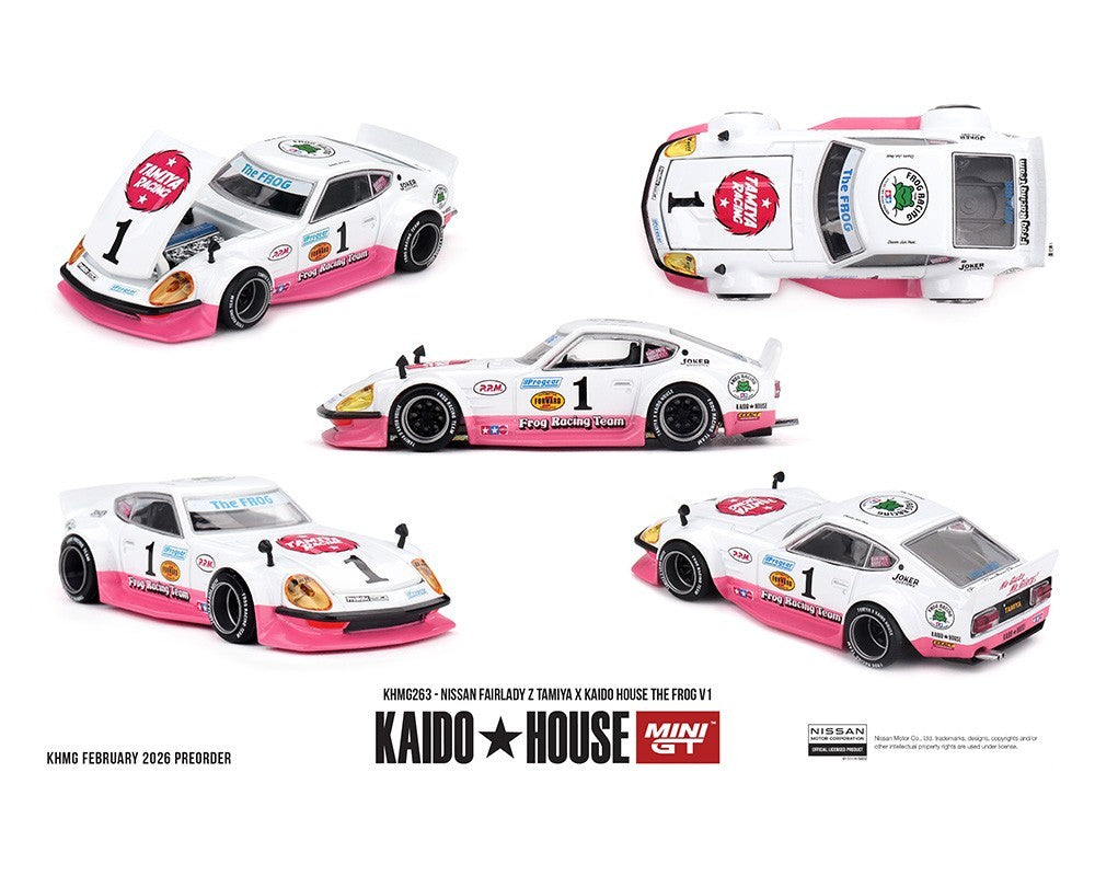 Kaido House x Mini GT 1:64 Nissan Fairlady Z Tamiya x Kaido House The Frog V1