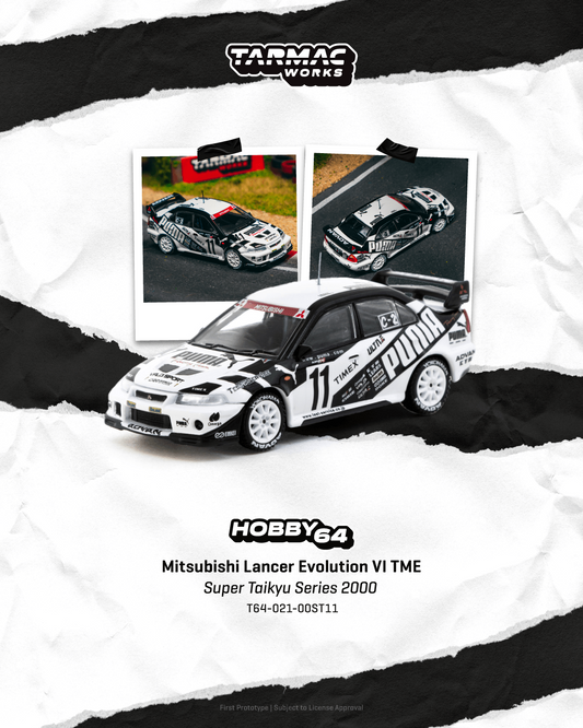 TARMAC WORKS HOBBY64 1:64 Mitsubishi Lancer Evolution VI TME Super Taikyu Series