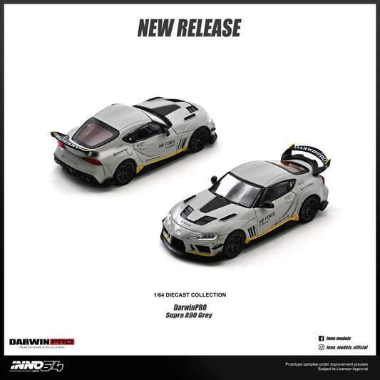 INNO64 1:64 TOYOTA SUPRA A90 "DarwinPRO" Matt Grey IN64-A90DP-MGRAY