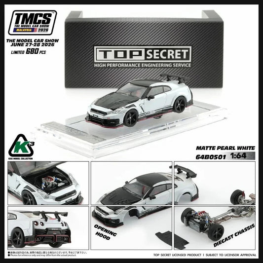 BMC BM Creations TMCS Malaysia 2026 TOP SECRET R35 Matte Pearl White 64B0501