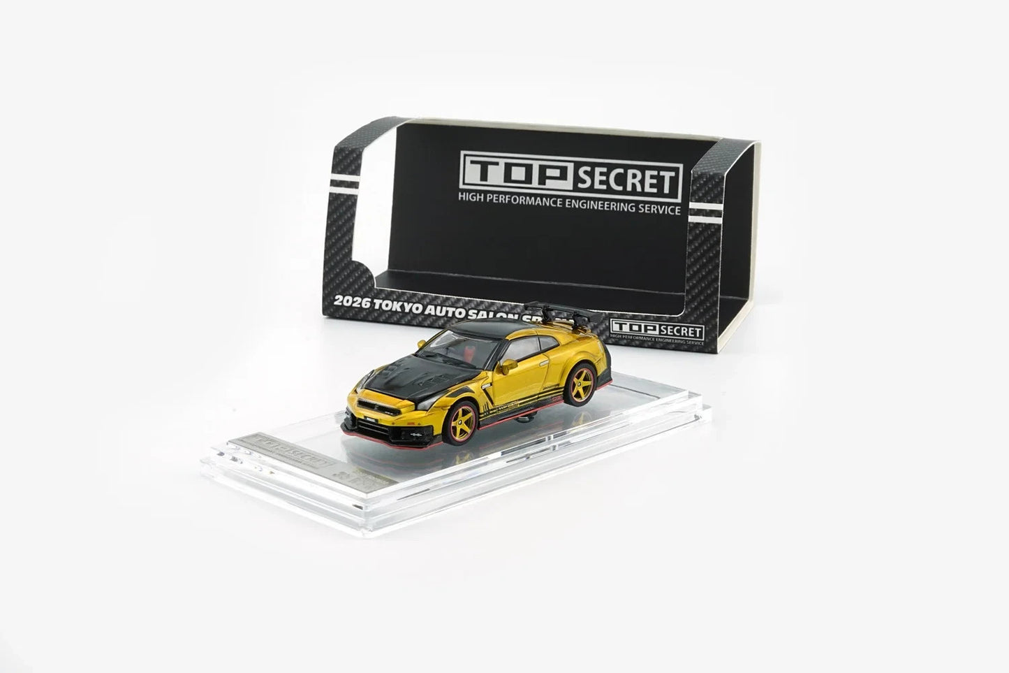 BMC K3 Top Secret R35 GT-R GOLD with Carbon Bonnet (TAS Tokyo 2026 Limited)