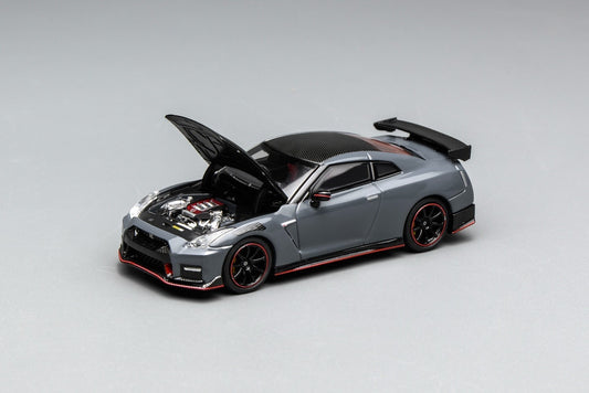 Motorhelix 1:64 Nissan GT-R NISMO (R35) Special Edition 2022 NISMO Stealth Gray