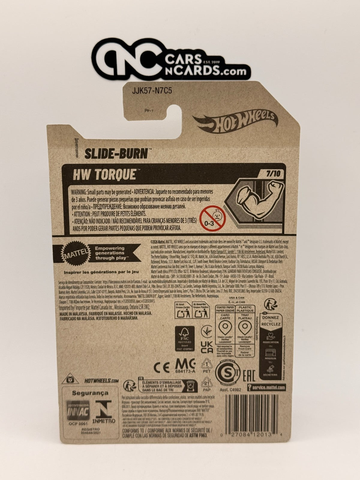2026 Hot Wheels HW Torque 7/10 Slide-Burn (Soft Corners)