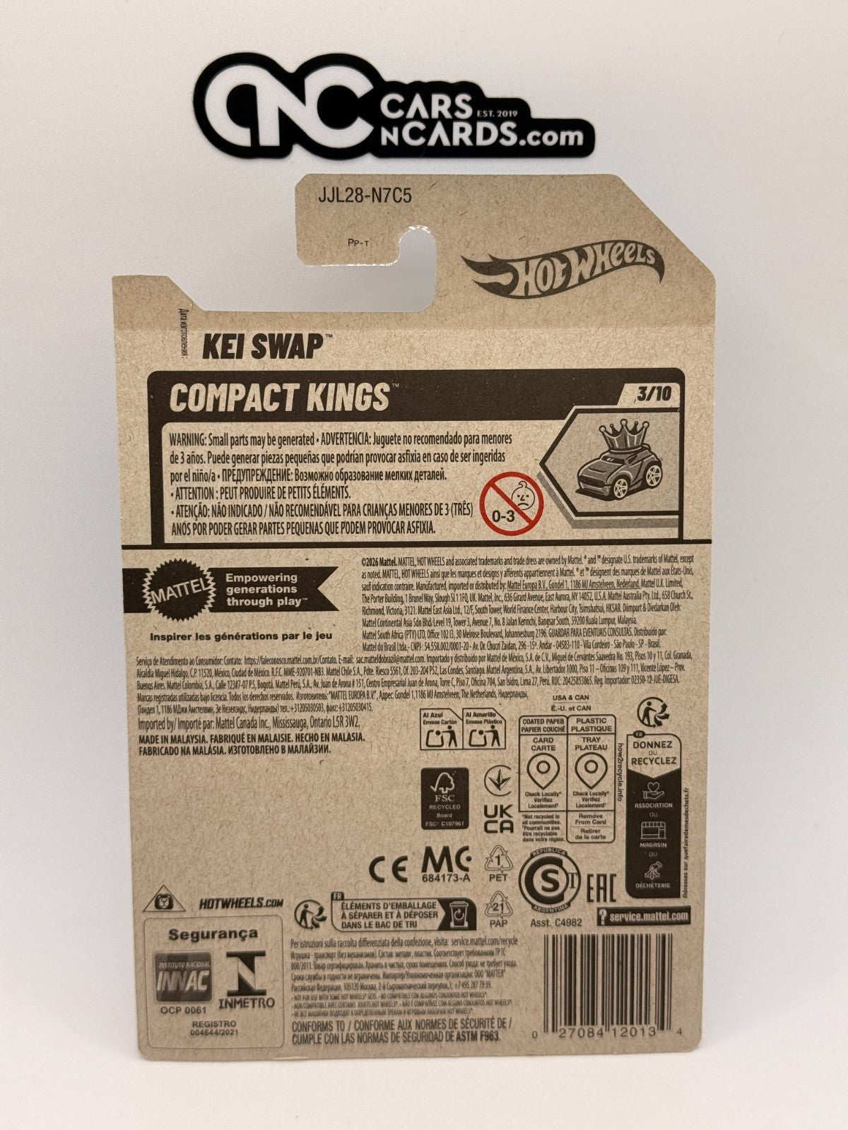 2026 Hot Wheels Compact Kings 3/10 Kei Swap Blue