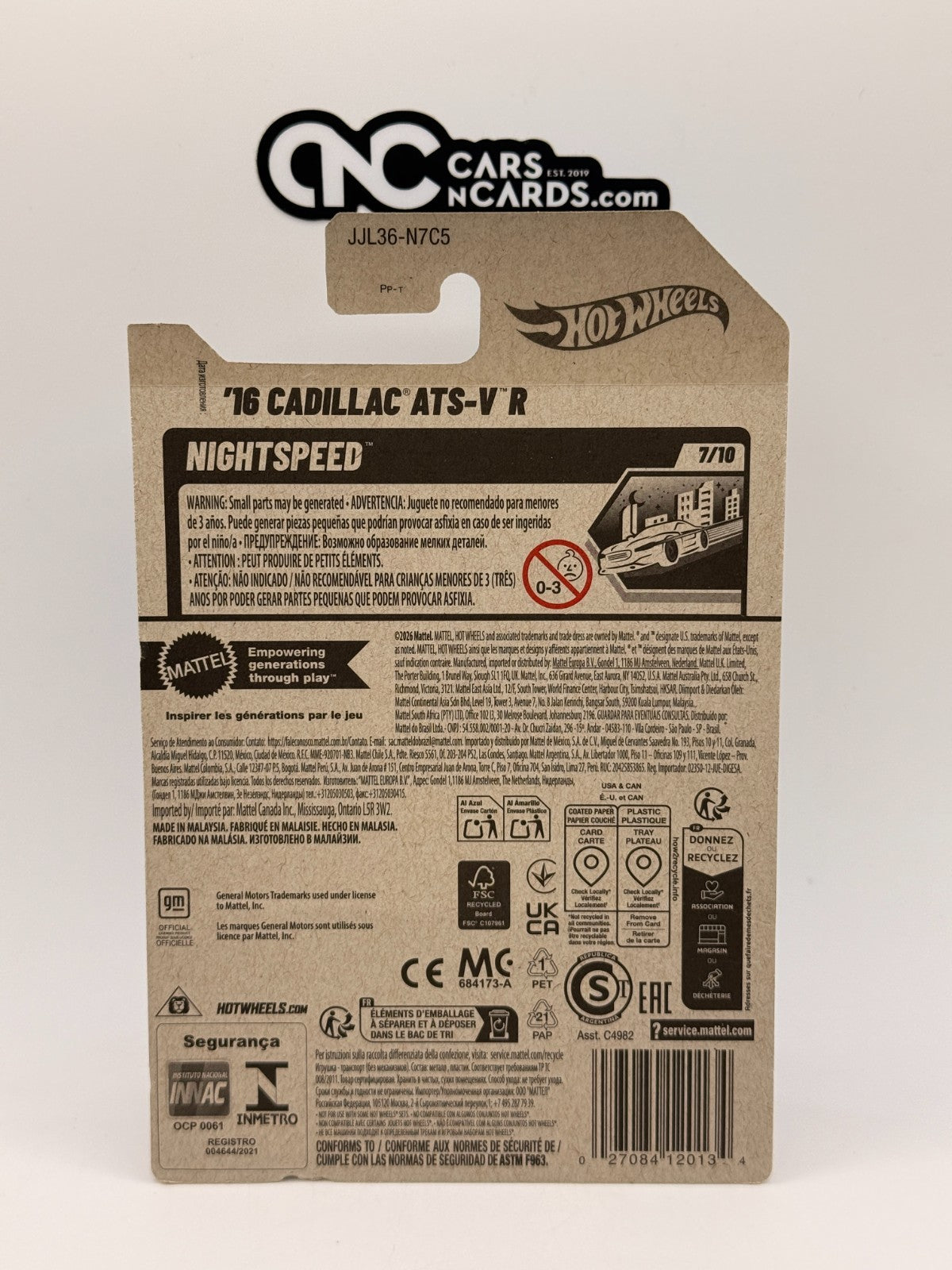 2026 Hot Wheels Nightspeed 7/10 '16 Cadillac ATS-V R (Soft Corners)