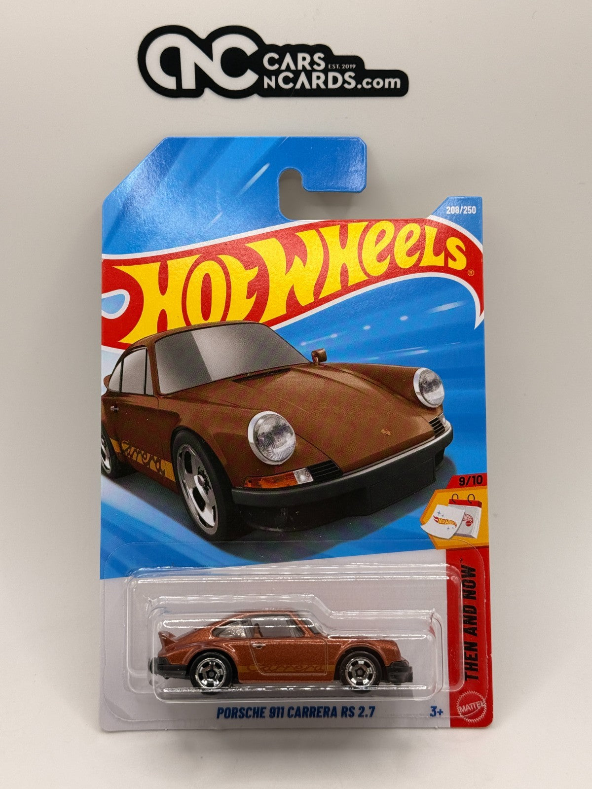 2026 Hot Wheels Then and Now 9/10 Porsche 911 Carrera RS 2.7 (Soft Corners)