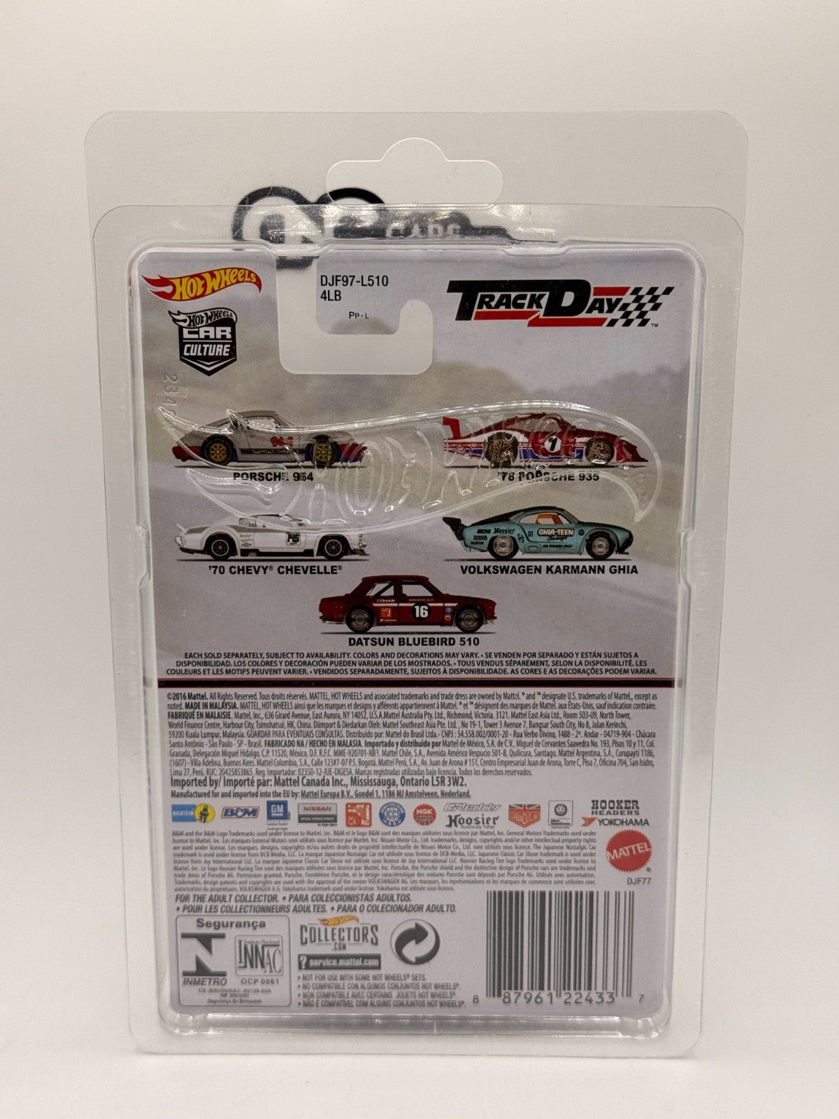 2016 Hot Wheels Premium Track Day 5/5 Datsun Bluebird 510 With Protector