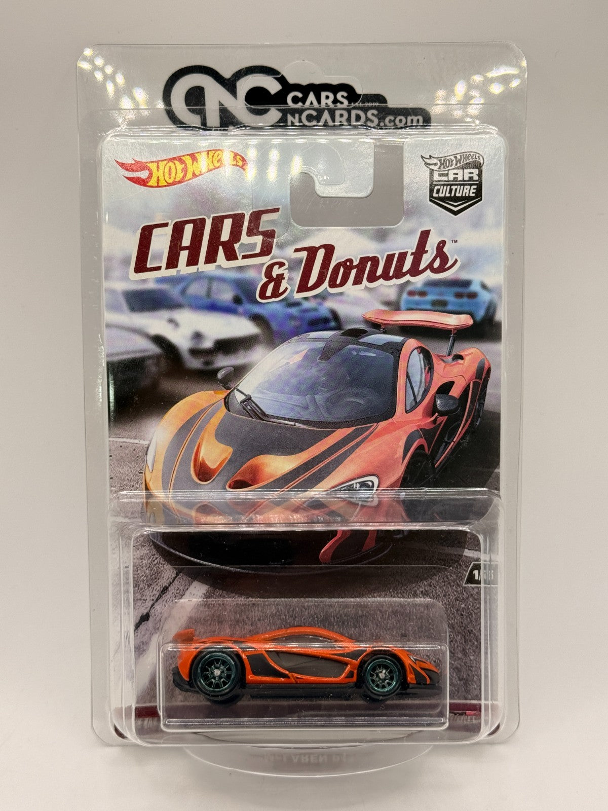 2016 Hot Wheels Premium Cars & Donuts 1/5 McLaren P1 Orange With Protector