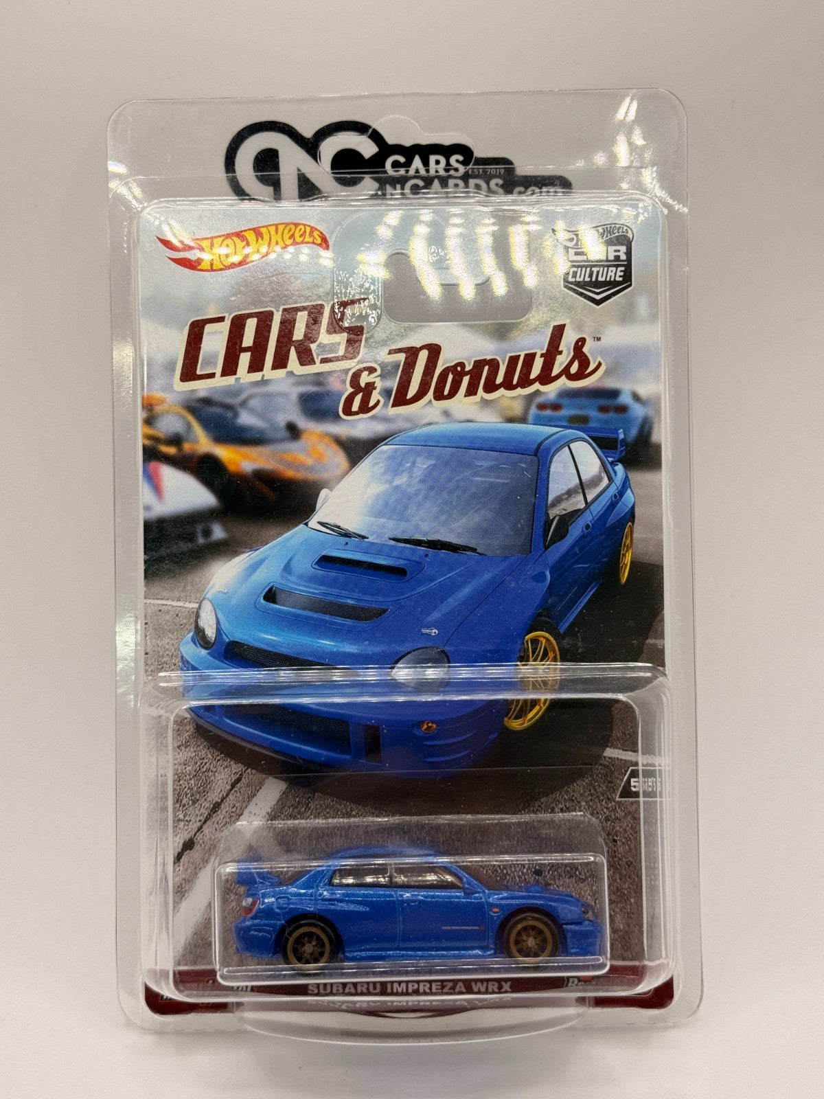 2016 Hot Wheels Premium Cars & Donuts 5/5 Subaru Impreza WRX With Protector