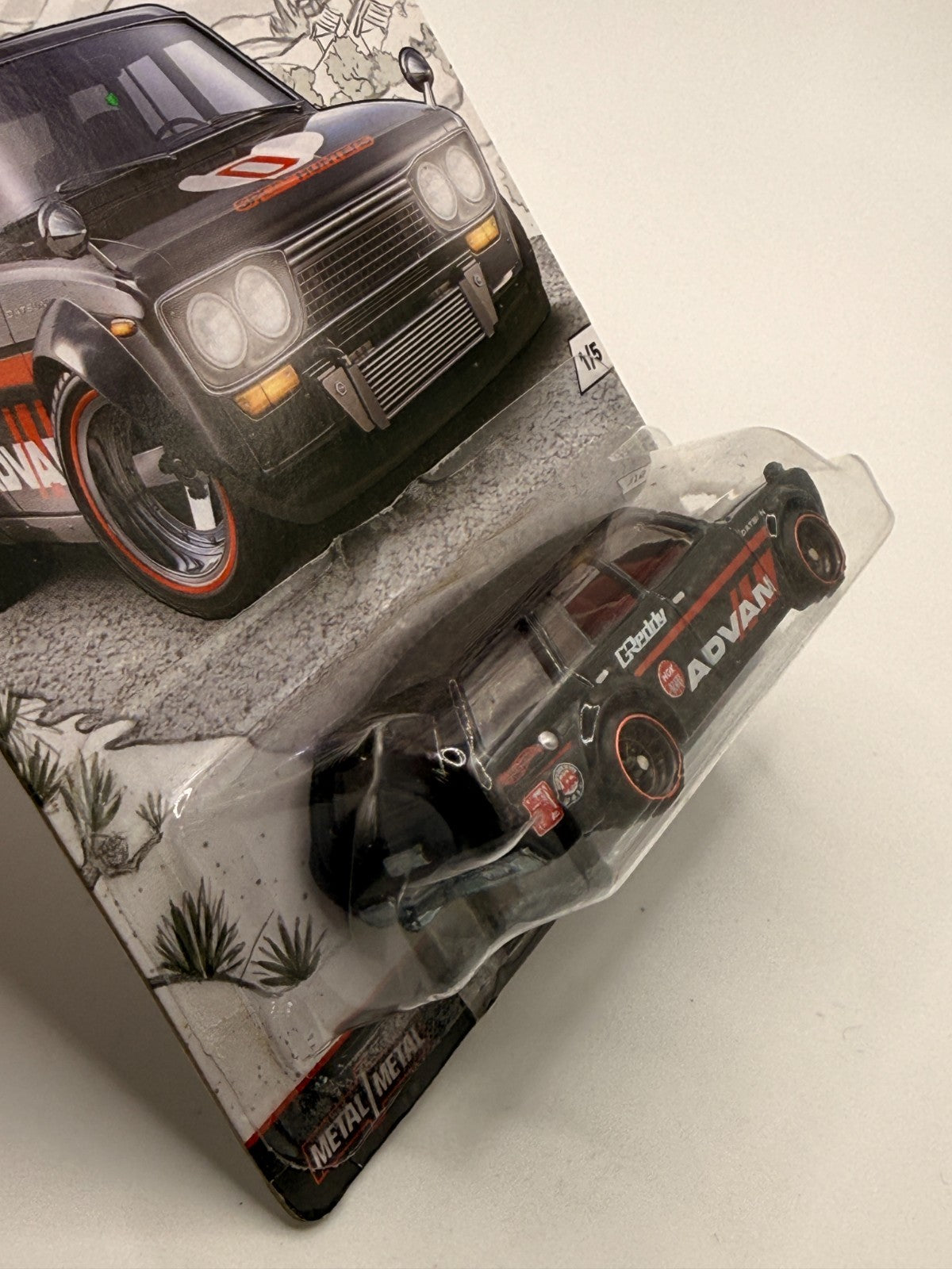 2016 Hot Wheels Japan Historics 1/5 '71 Datsun 510 Wagon Advan Smooth Grill
