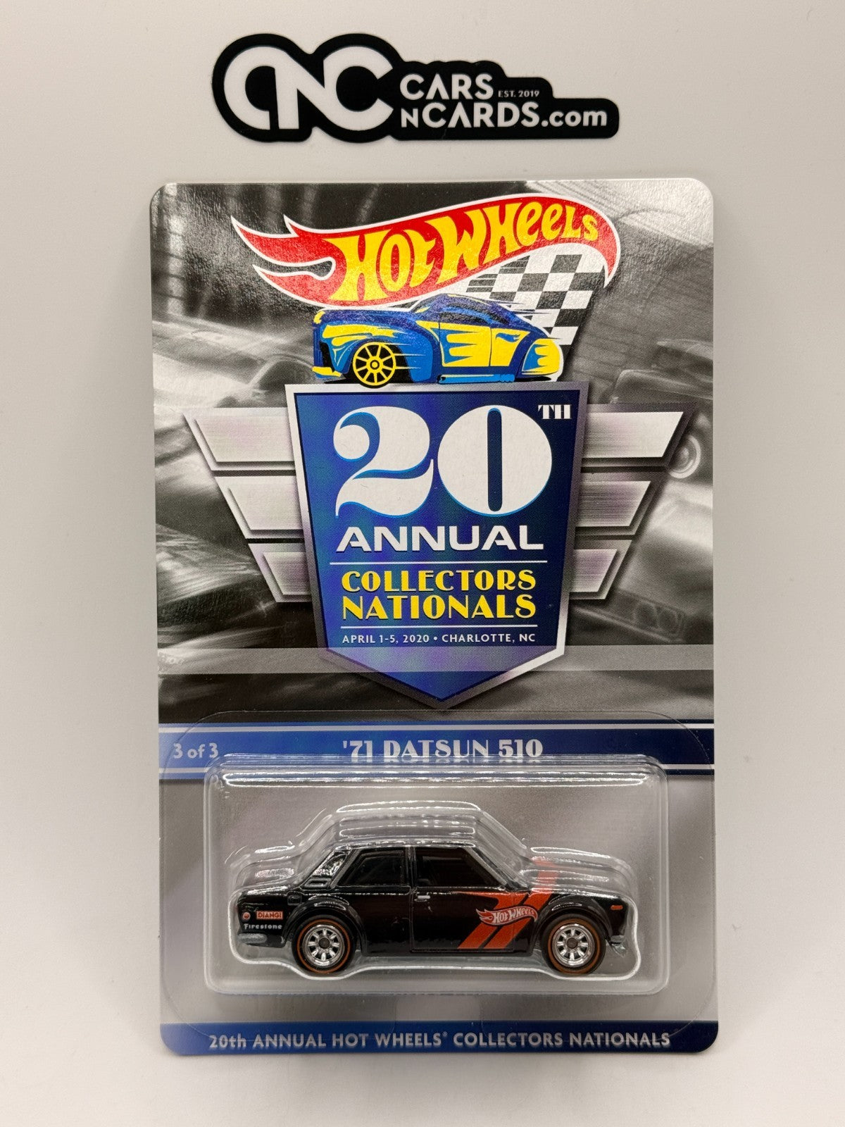 2020 Hot Wheels 20th Annual Collectors Nationals Charlotte, NC '71 Datsun 510