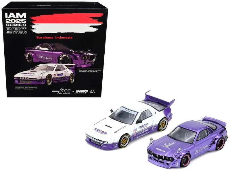 INNO64 1:64 IAM SURABAYA INDONESIA 2025 Event Box Set (Mazda RX-7 FD3S & FC3S)