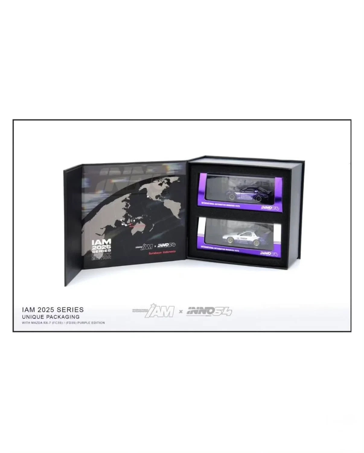 INNO64 1:64 IAM SURABAYA INDONESIA 2025 Event Box Set (Mazda RX-7 FD3S & FC3S)