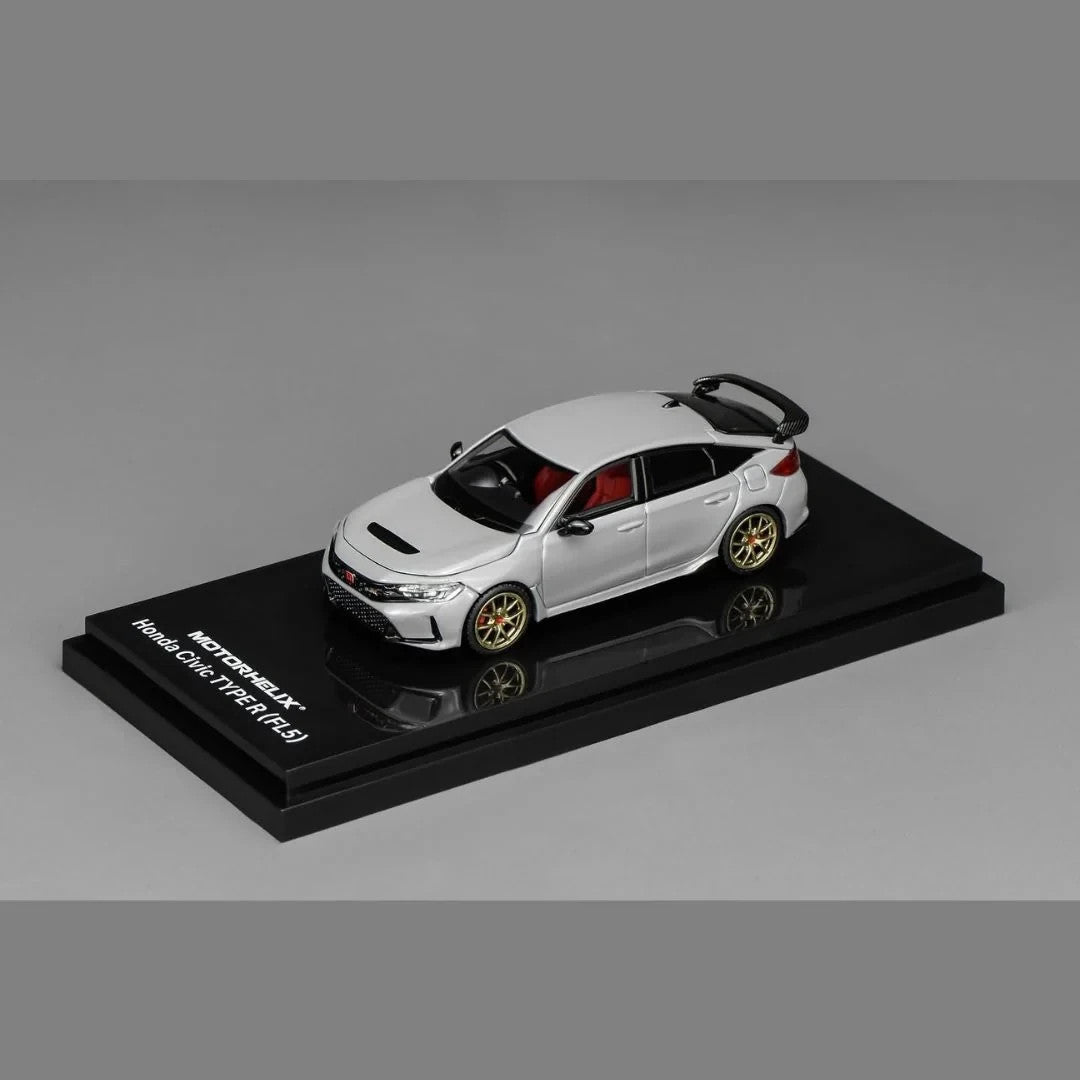MOTORHELIX 1:64 MOTORHELIX Car Honda Civic TYPE R (FL5) Supersonic Grey