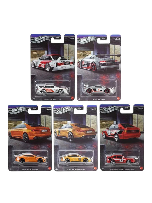 2026 Hot Wheels Silver Series Audi Series Full Set of Cars