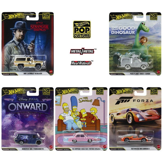 2026 Hot Wheels 1:64 Pop Culture S Case Assortment Full Set of 5 Cars