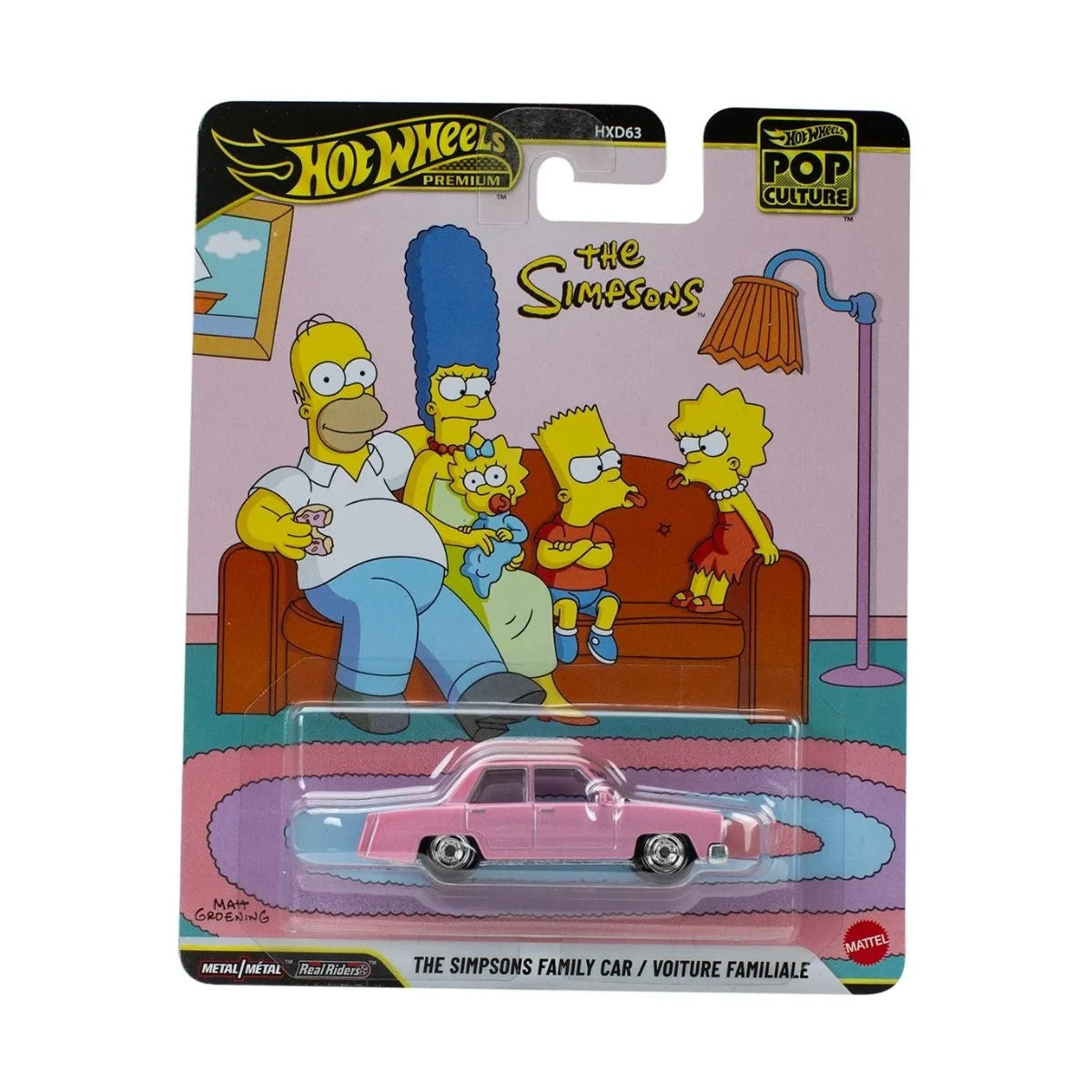 2026 Hot Wheels Premium Pop Culture The Simpsons Family Car