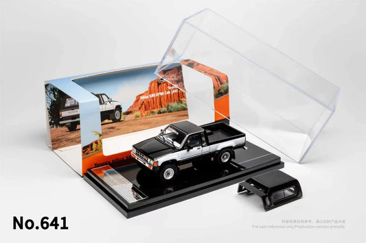 GCD 1:64 Toyota Hilux SR5 XTRA Cab 1985 (LHD) Black KS-087-642