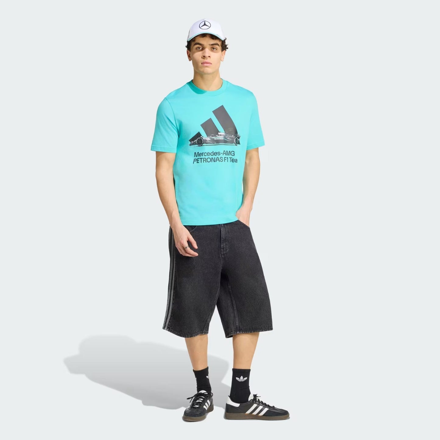 Mercedes - AMG Petronas Formula One Men's Team Graphic T-Shirt Semi Mint Rush