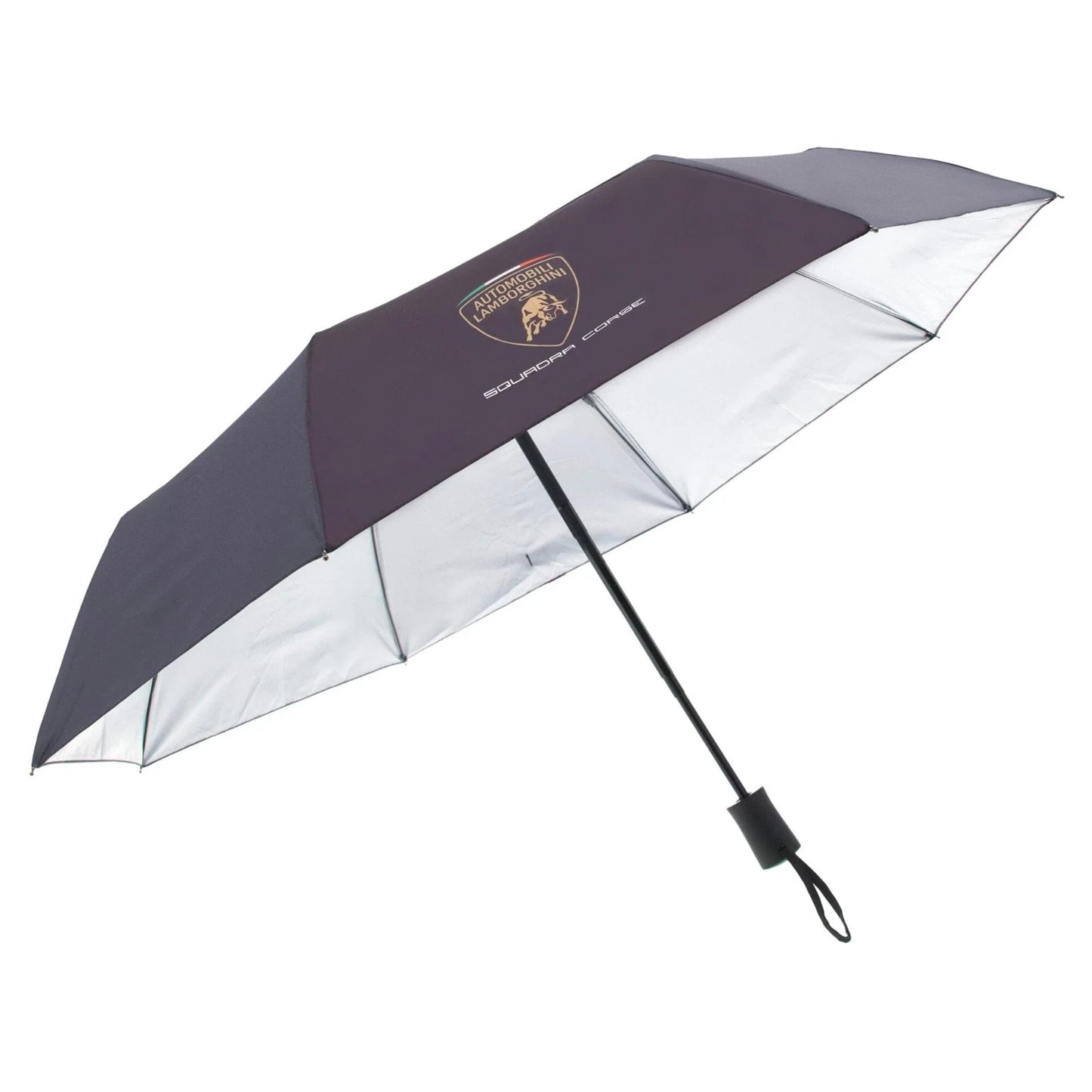 Automobili Lamborghini Squadra Corse Compact Umbrella - Black