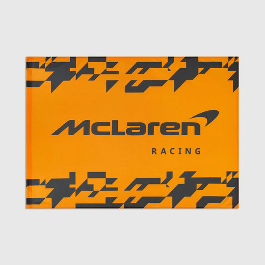 McLaren F1 Team Flag - Papaya/Black