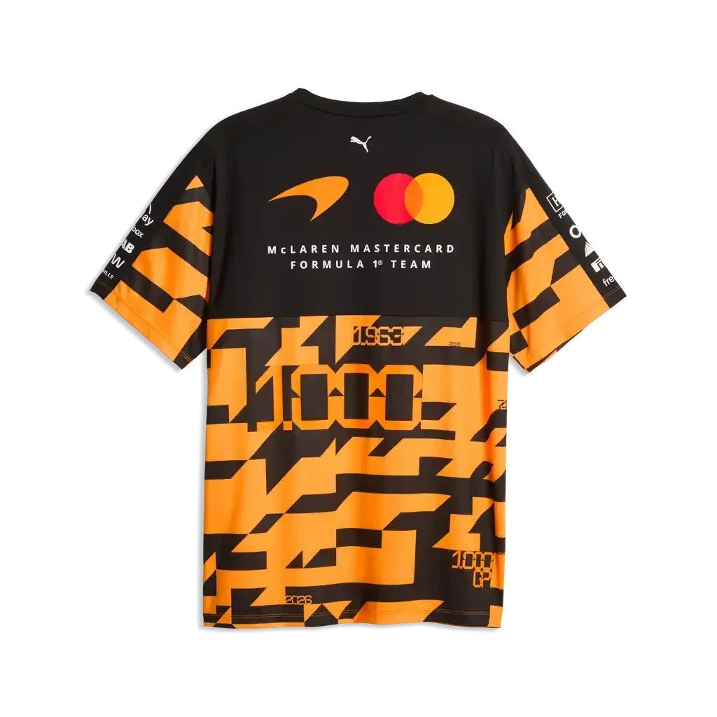 McLaren Racing F1 Special Edition 1,000th Race Team T-Shirt - Papaya