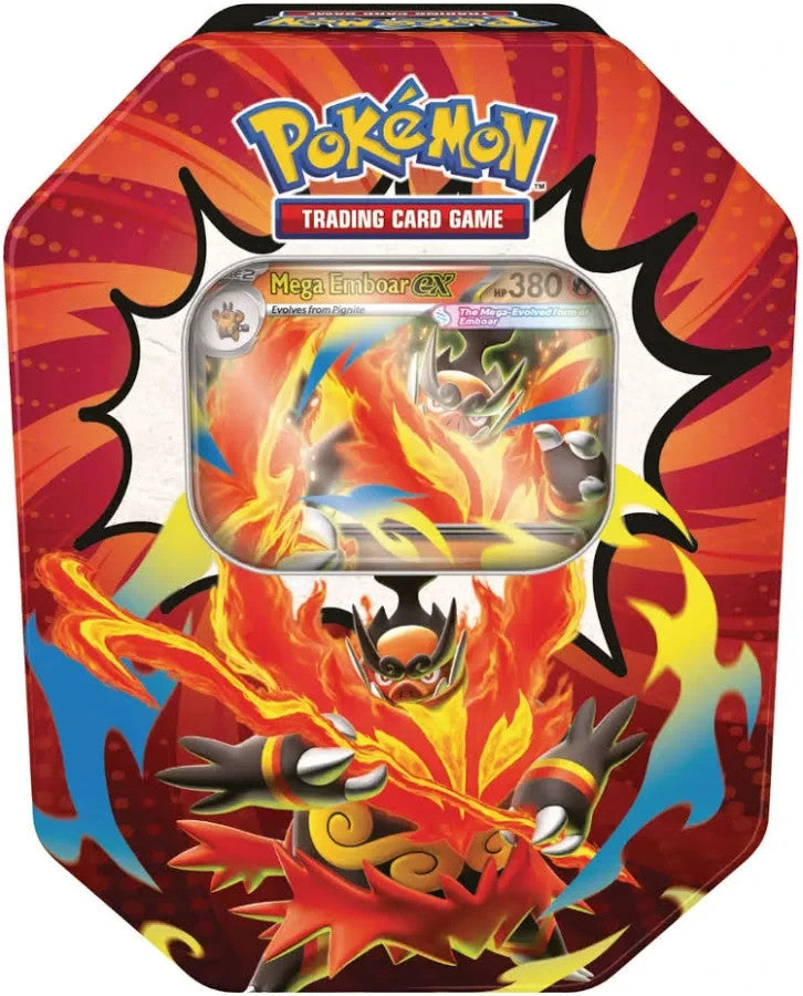 Pokemon Ascended Heroes Tin - Mega Emboar ex