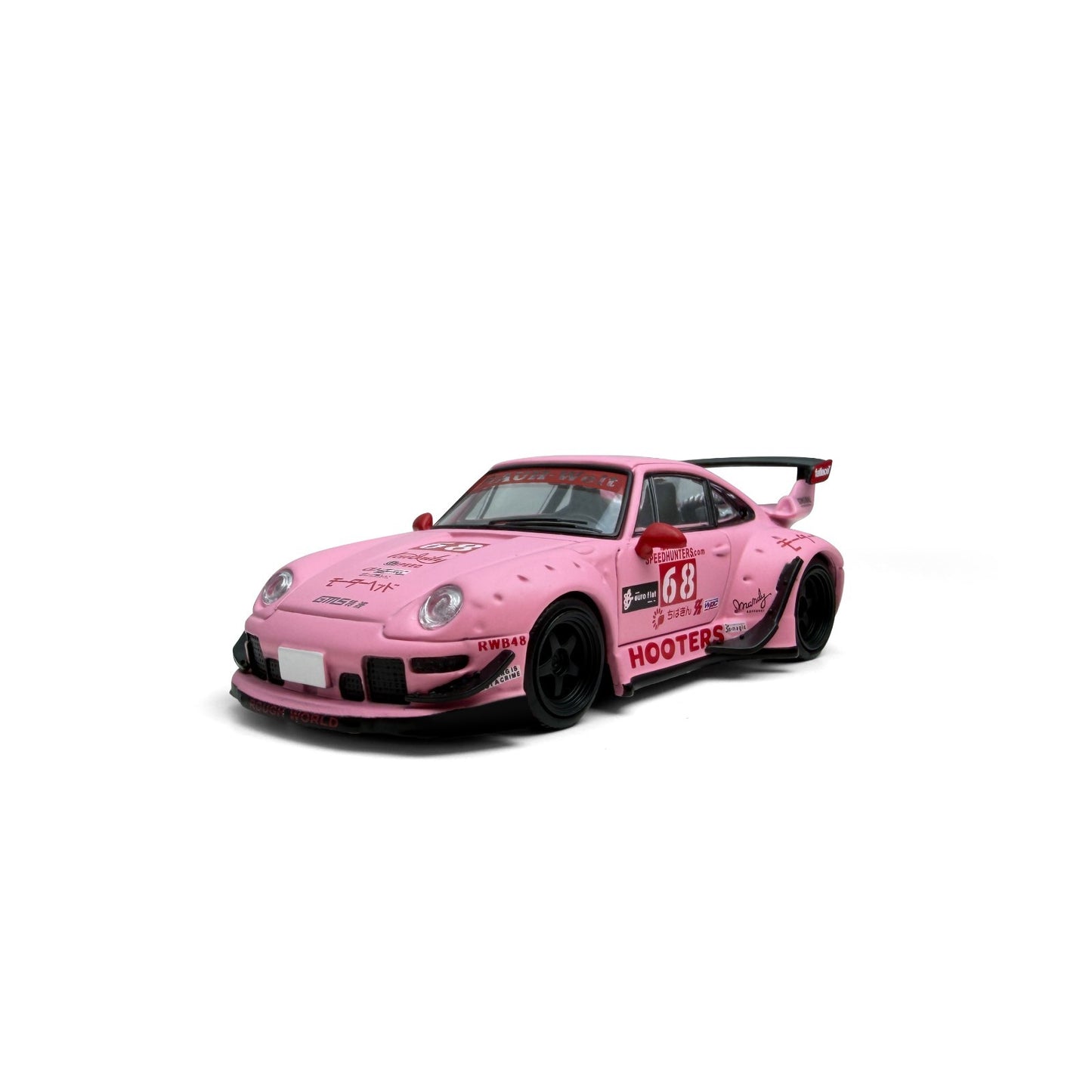 MODELMODEL 1:64 RWB 993 Hooters Matte Pink 68 (Blister Pack) MM64-RWB993-013
