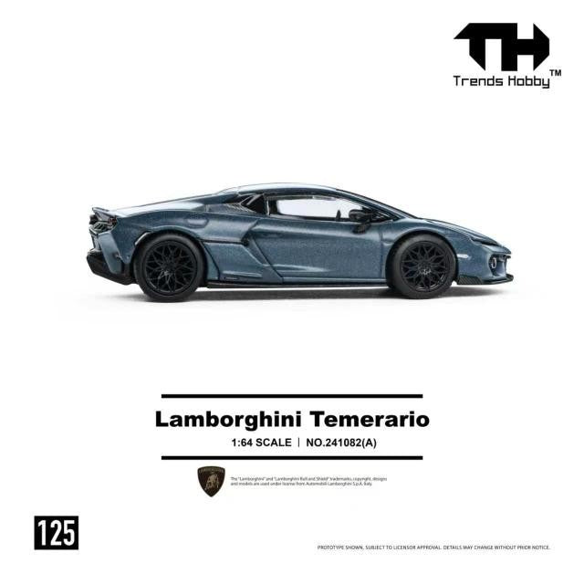 Trends Hobby 1:64 Lamborghini Temerario - Matte Blue 241082(A)