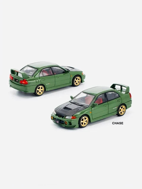 POPRACE 1:64 MITSUBISHI LANCER EVOLUTION IV GREEN PRE022 CHASE