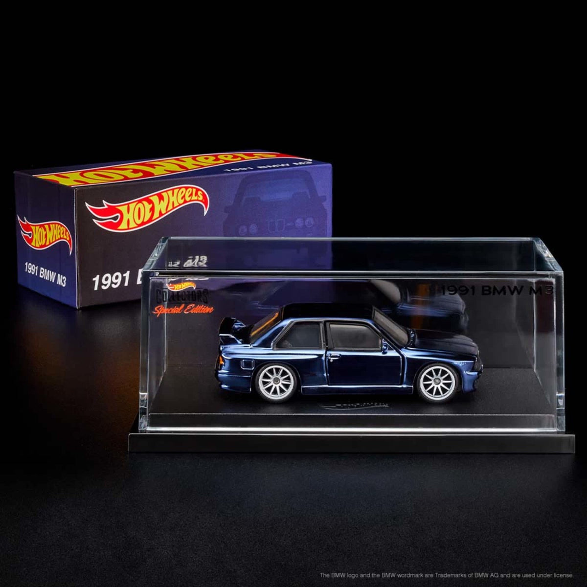 2022 Hot Wheels RLC 1991 BMW M3 1:64 Car - Blue (GXJ17) Open Box Mint