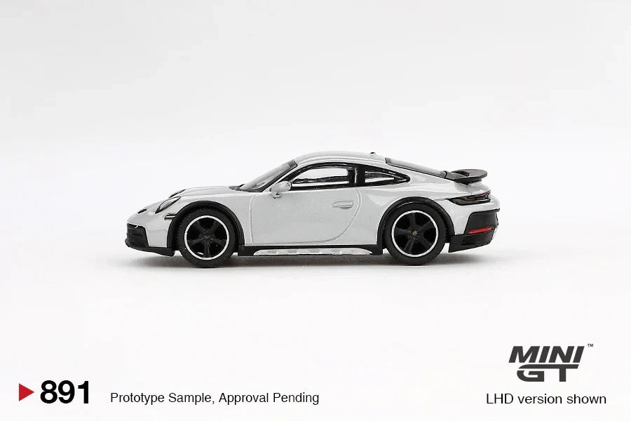 Mini GT 1:64 Porsche 911 Dakar Ice Gray Metallic MGT00891-BL Sealed Box