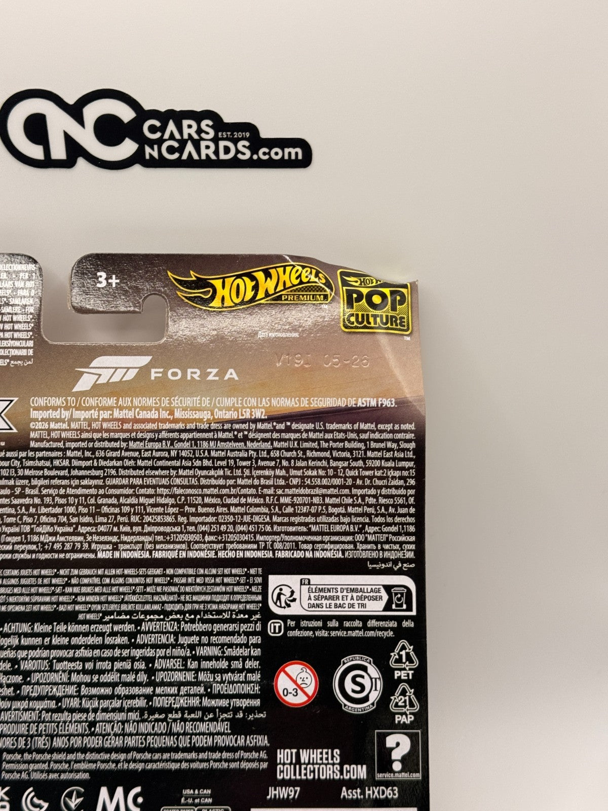 2026 Hot Wheels Premium Pop Culture '66 Porsche 906 Carrera 6 Forza Card Damage