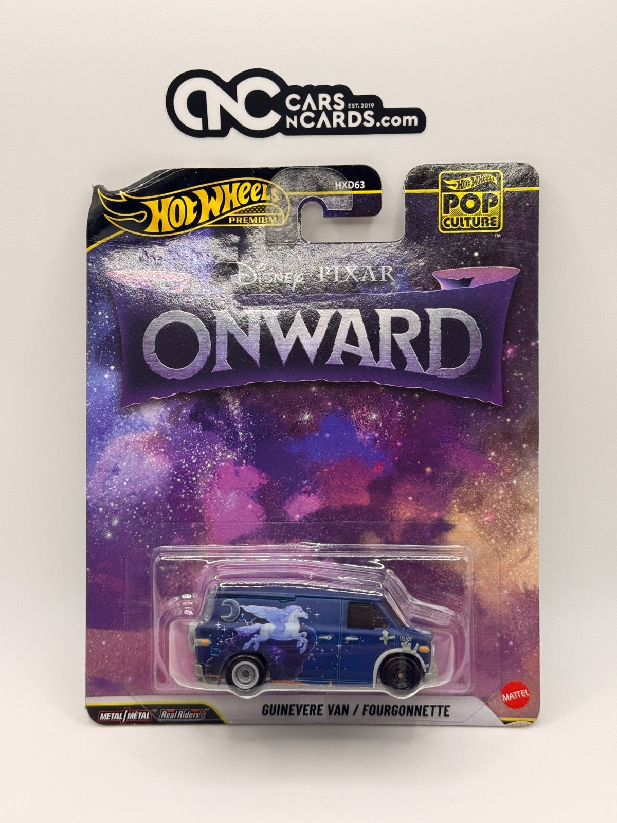 2026 Hot Wheels Premium Disney Pixar Onward Guinevere Van (Card Damage)