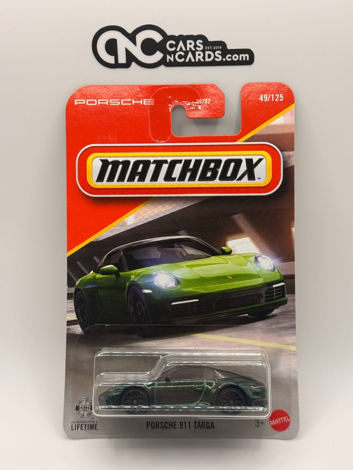 2026 Matchbox 49/125 Porsche 911 Targa Green
