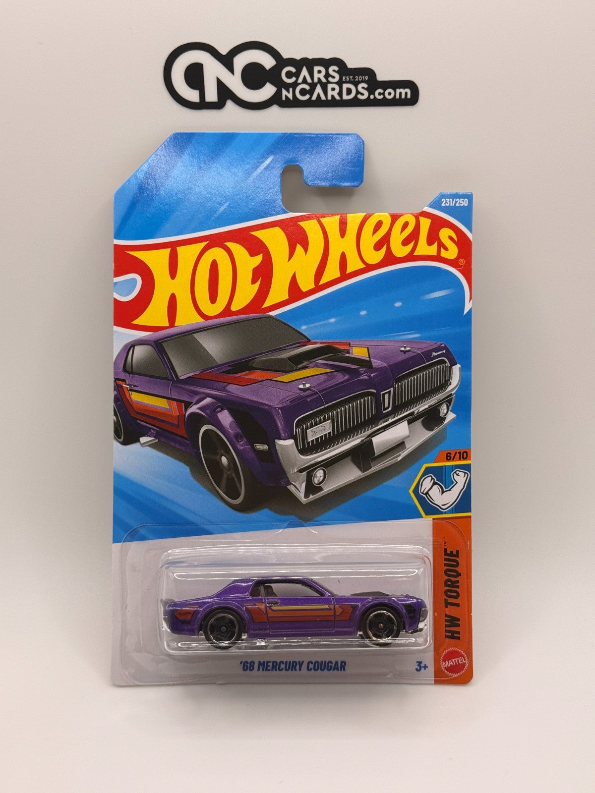 2026 Hot Wheels HW Torque 6/10 '68 Mercury Cougar Purple (Soft Corners)