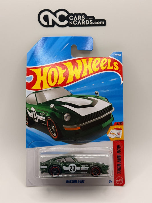 2026 Hot Wheels Then and Now 2/10 Datsun 240Z Green (Soft Corners)
