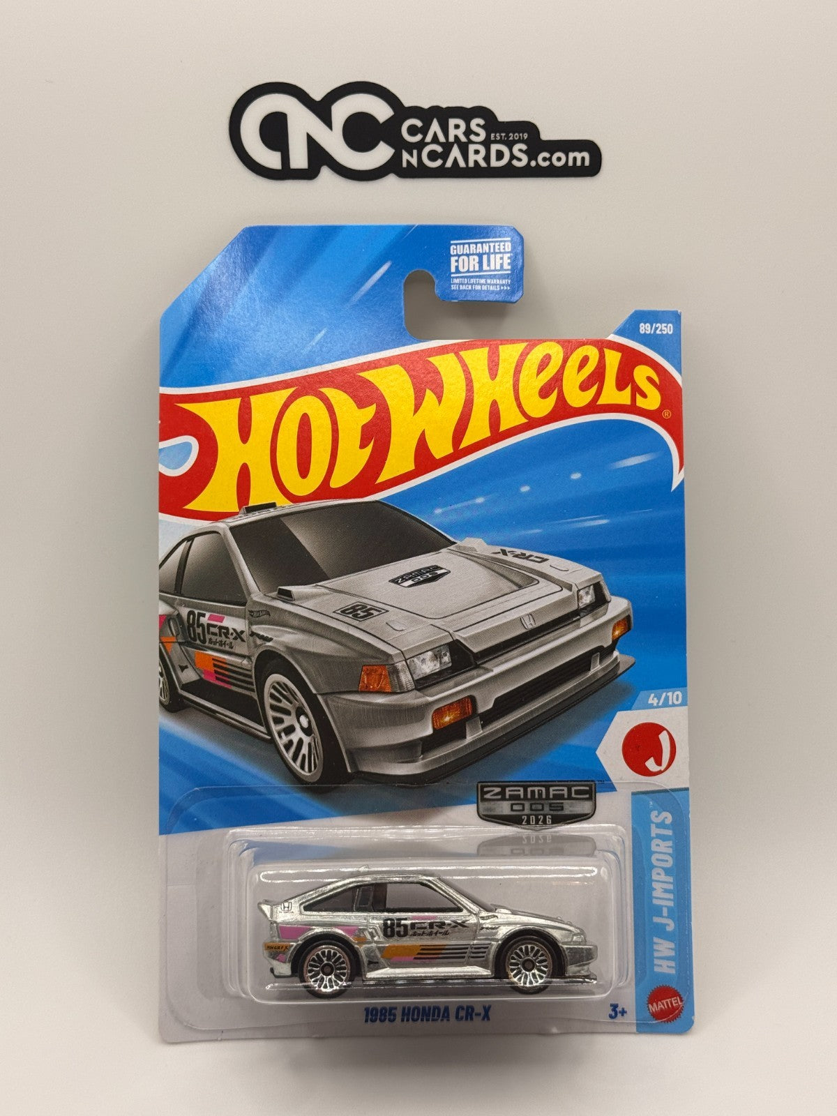 2026 Hot Wheels HW J-Imports 4/10 1985 Honda CR-X (Soft Corners)