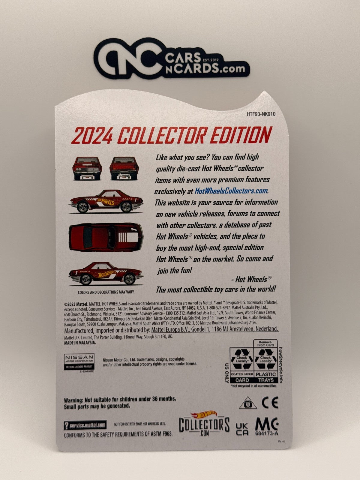 2024 Hot Wheels Mail In Collector Edition Nissan Silvia CSP311 With Protector