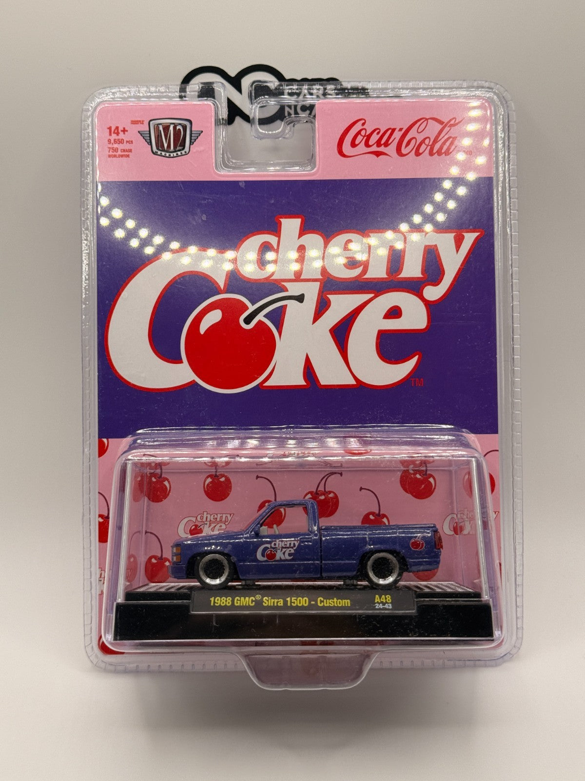 M2 Machines Coca-Cola Cherry Coke 1988 GMC Sierra 1500 Custom (Sirra Error)
