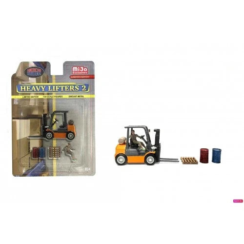 AMERICAN DIORAMA 1:64 Limited Edition Die Cast Figure Set - Heavy Lifters 2 AD-2