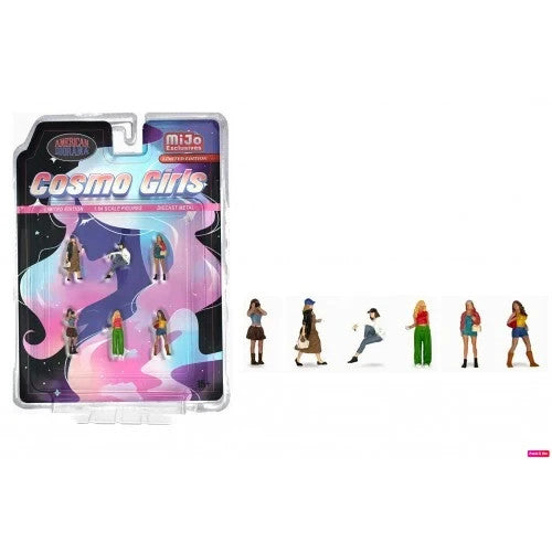 AMERICAN DIORAMA 1:64 Limited Edition Die Cast Figure Set - Cosmo Girls AD-2437M