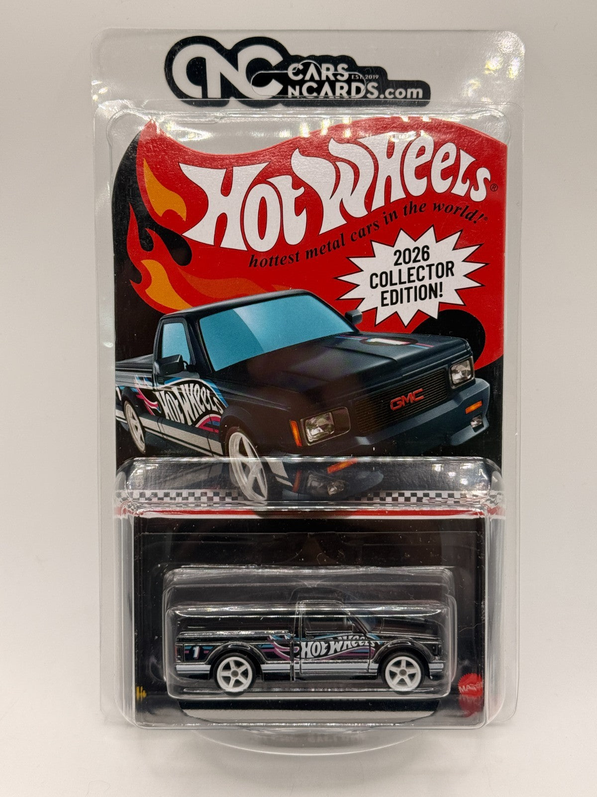 2026 Hot Wheels Collector Edition '91 GMC Syclone Black Mail-In JKD40-NK910