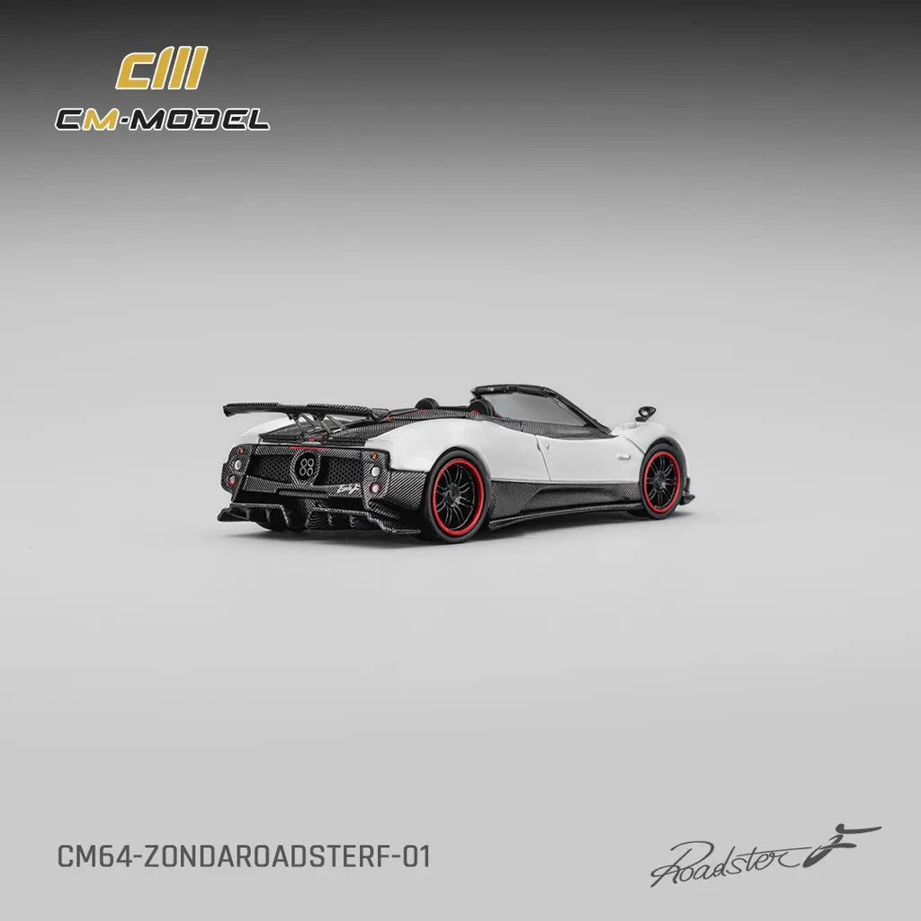 CM MODEL 1:64 Pagani Zonda F Roadster Pearl White CM64-Zonda Roadster F-01