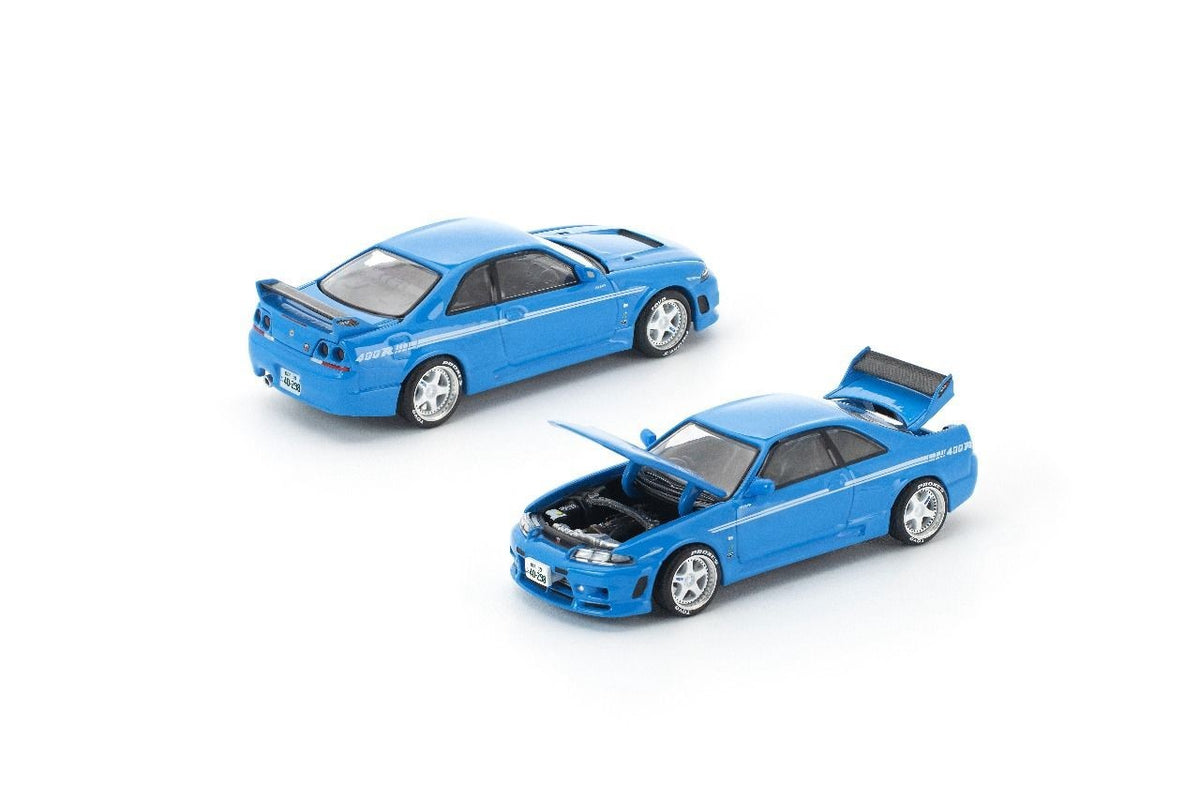 POPRACE 1:64 SKYLINE GT-R R33 NISMO 400R CHAMPIONSHIP BLUE (enigma exclusive)