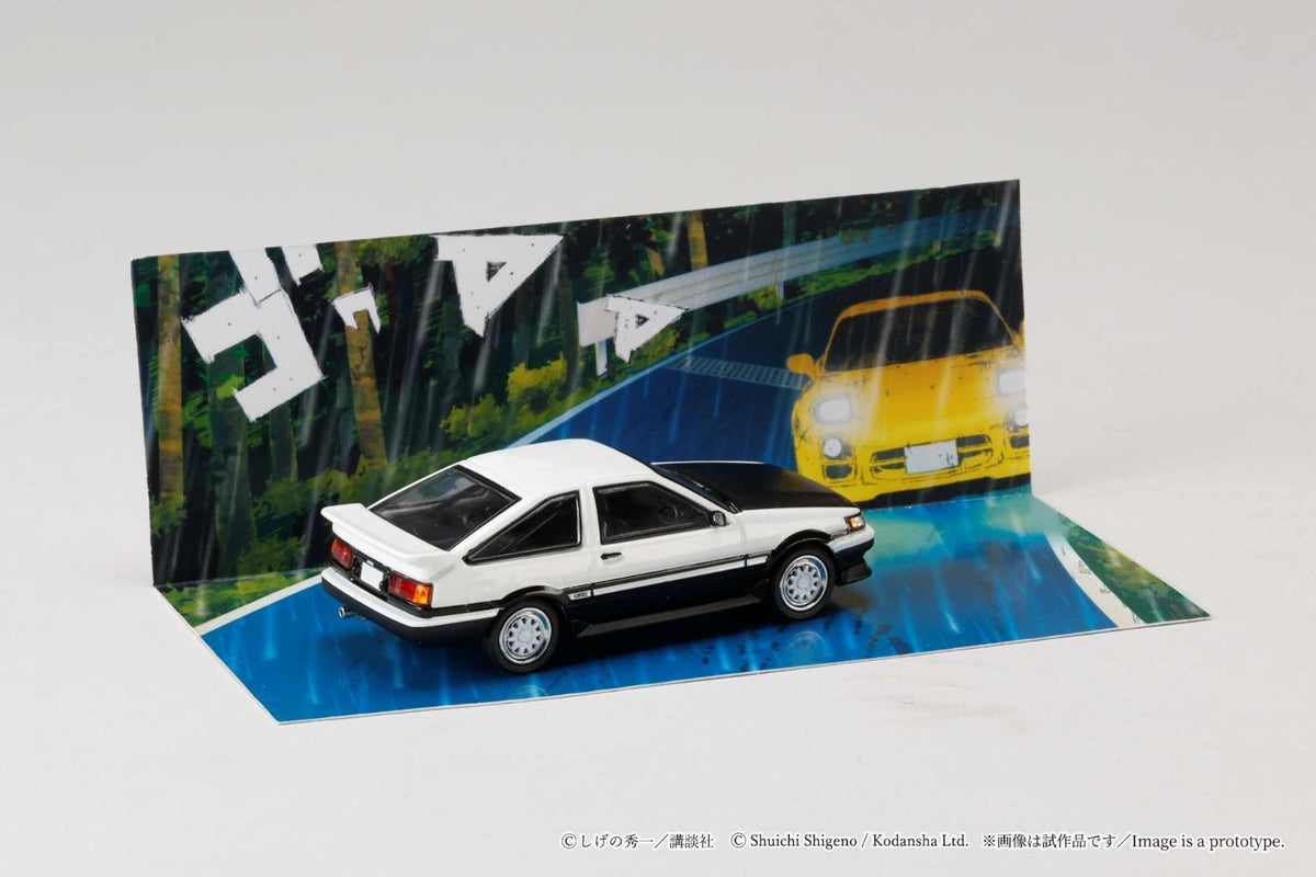 HOBBY JAPAN JDM64 1:64 Toyota COROLLA LEVIN (AE86)/ INITIAL D Wataru Akiyama VS